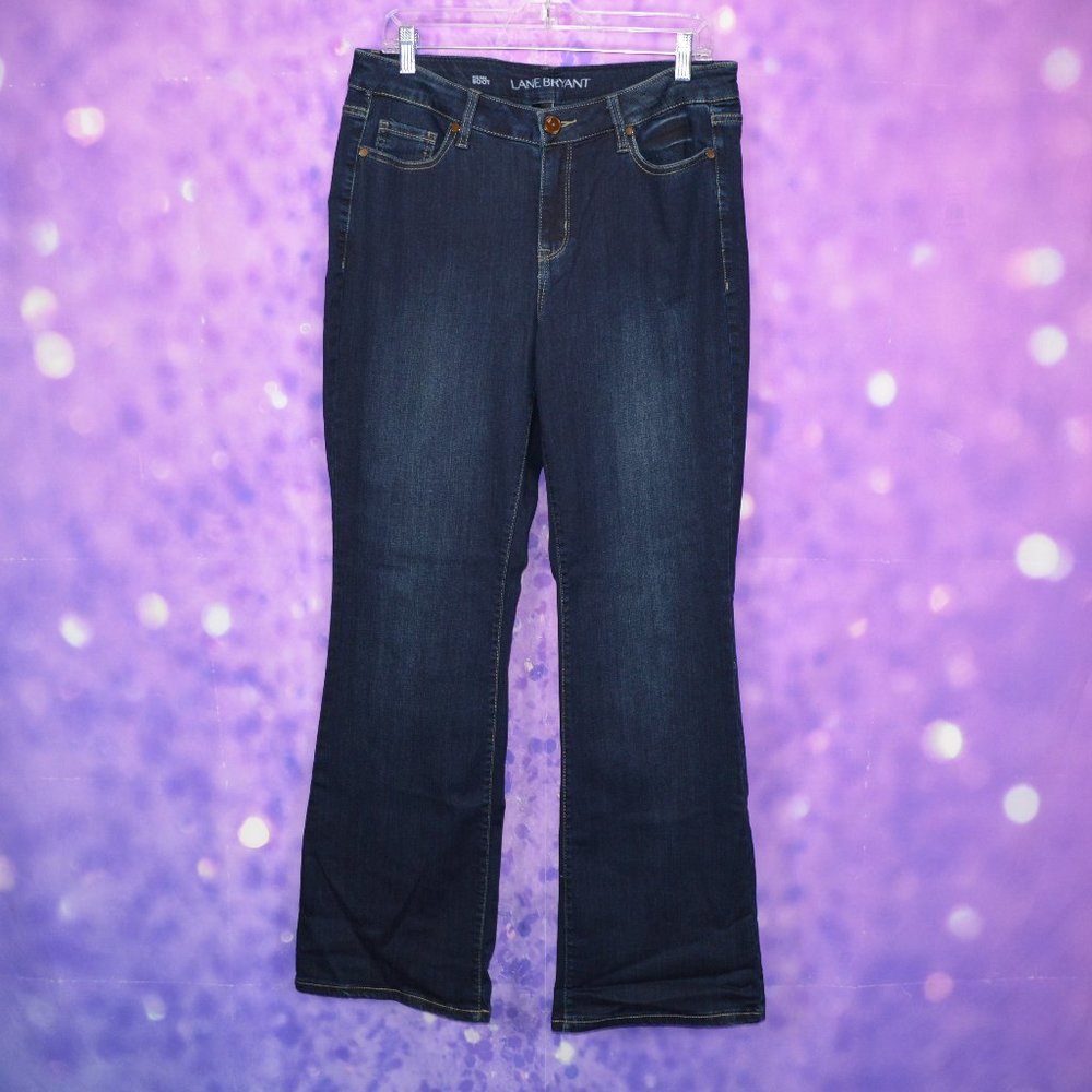 Lane Bryant Mid Rise Boot Cut Jeans
